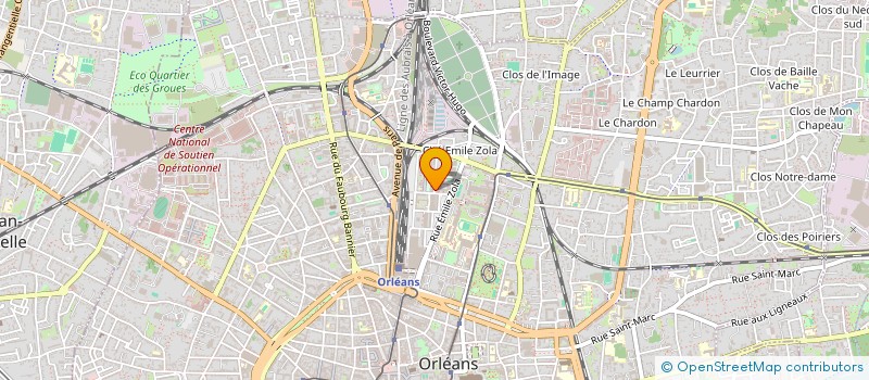 localisation de l'entreprise MONSIEUR CLAUDIO CORRERA  ORLEANS