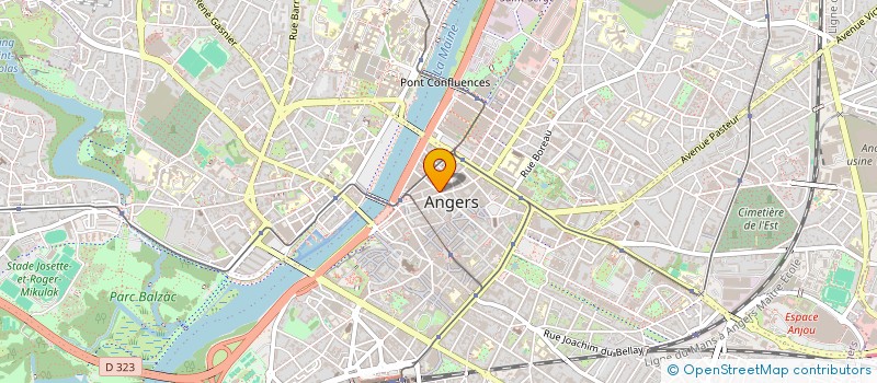 localisation de l'entreprise MONSIEUR CLAUDIO DELARRE à ANGERS