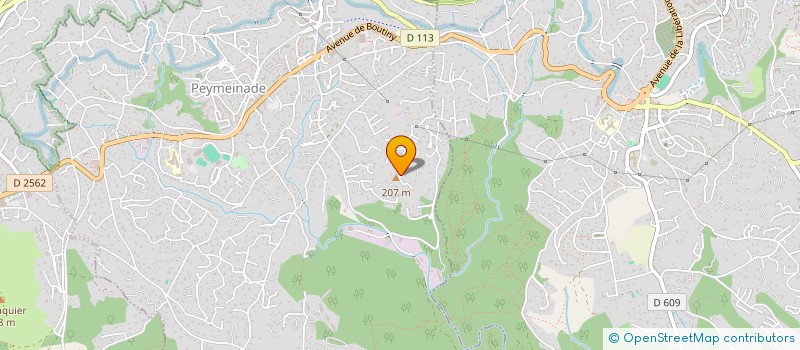 localisation de l'entreprise MONSIEUR CLAUDIO DI GIACOMO  PEYMEINADE