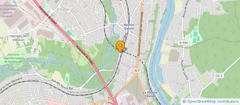 localisation de l'entreprise MONSIEUR CLAUDIO FERREIRO à CORBEIL-ESSONNES