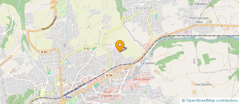 localisation de l'entreprise MONSIEUR CLAUDIO GABEAU  GAP