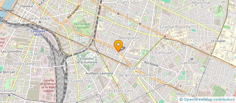 localisation de l'entreprise MONSIEUR CLAUDIO GAMEZ GOO  LYON