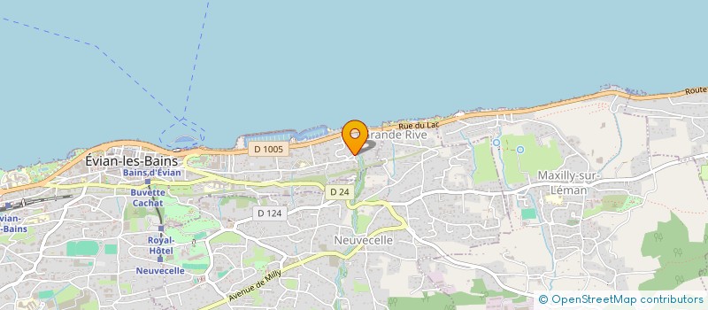 localisation de l'entreprise MONSIEUR CLAUDIO IANNACCI  EVIAN-LES-BAINS