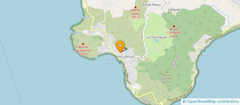 localisation de l'entreprise MONSIEUR CLAUDIO LEBEL à LES ANSES-D'ARLET