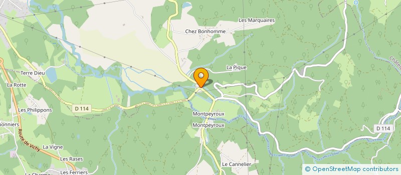localisation de l'entreprise MONSIEUR CLAUDIO MARANI à PUY-GUILLAUME