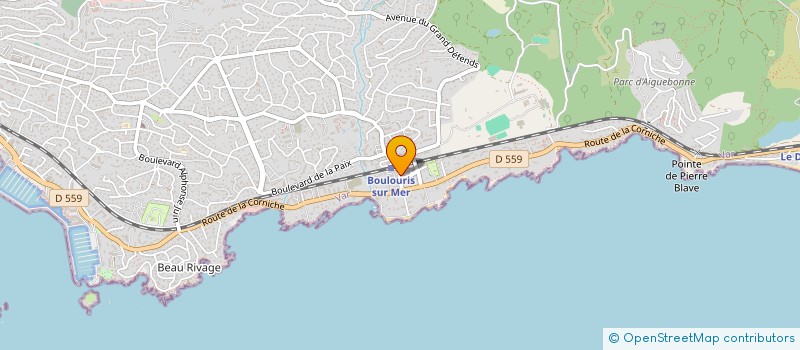 localisation de l'entreprise MONSIEUR CLAUDIO MAZZARA  SAINT-RAPHAEL