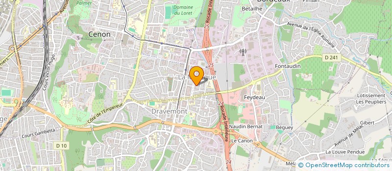 localisation de l'entreprise MONSIEUR CLAUDIO MORENO  CENON