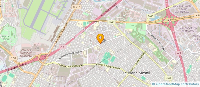 localisation de l'entreprise MONSIEUR CLAUDIO PINA FORTES à LE BLANC-MESNIL