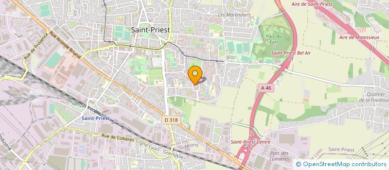 localisation de l'entreprise MONSIEUR CLAUDIO RODRIGUEZ  SAINT-PRIEST