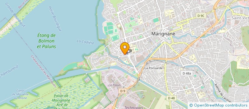 localisation de l'entreprise MONSIEUR CLAUDIO ROMEO à MARIGNANE