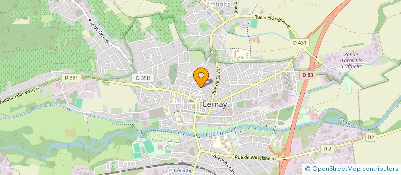 localisation de l'entreprise MONSIEUR CLAUDIO SAMPAIO PEREIRA à CERNAY