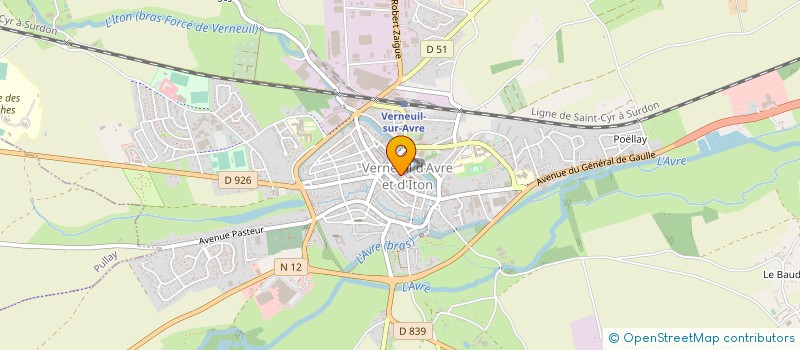 localisation de l'entreprise MONSIEUR CLAUDIO STAGI  VERNEUIL D'AVRE ET D'ITON