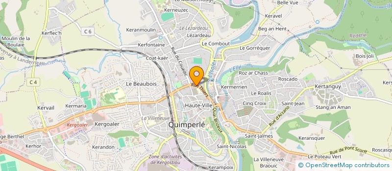 localisation de l'entreprise MONSIEUR CLAUDIO STRENTA  QUIMPERLE