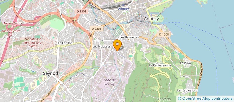 localisation de l'entreprise MONSIEUR CLAUDIU BUDU  ANNECY