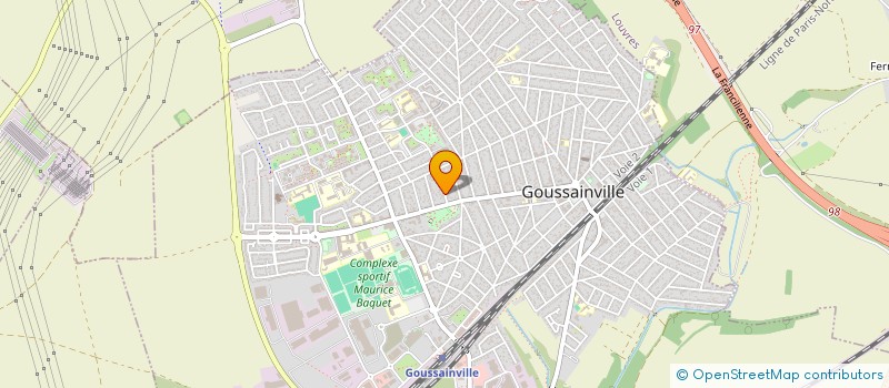 localisation de l'entreprise MONSIEUR CLAUDIU CIULEAN  GOUSSAINVILLE