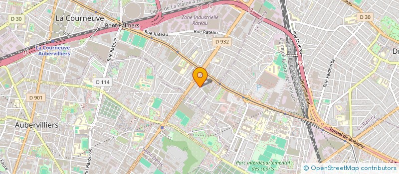 localisation de l'entreprise MONSIEUR CLAUDIU DARIE à LA COURNEUVE