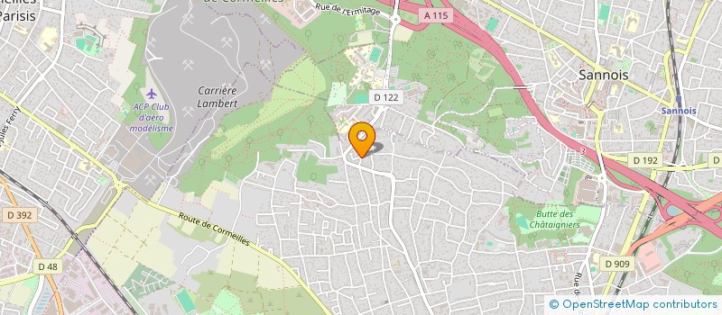 localisation de l'entreprise MONSIEUR CLAUDIU DRAGOMIR  ARGENTEUIL