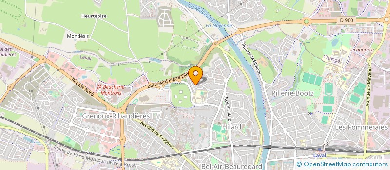 localisation de l'entreprise MONSIEUR CLAUDIU GAMULESCU à LAVAL