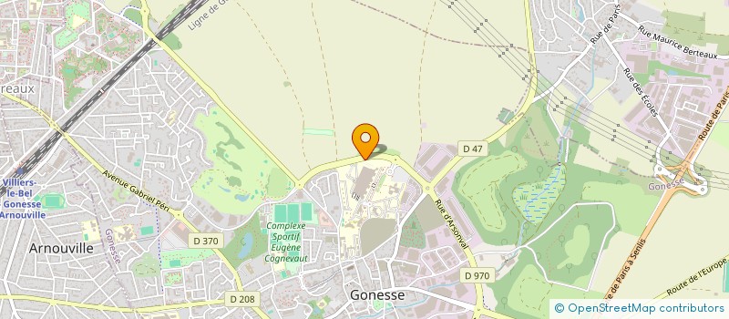 localisation de l'entreprise MONSIEUR CLAUDIU IOVU  GONESSE