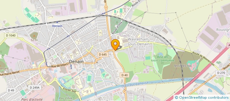 localisation de l'entreprise MONSIEUR CLAUDIU-LON BARBU  DENAIN