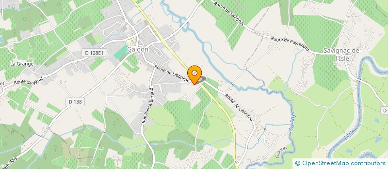 localisation de l'entreprise MONSIEUR CLAUDIU MARIN  GALGON