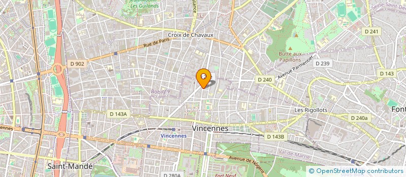 localisation de l'entreprise MONSIEUR CLAUDIU MATAREA à VINCENNES