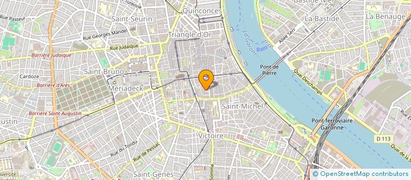 localisation de l'entreprise MONSIEUR CLAUDIU RADUCU  BORDEAUX