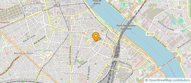 localisation de l'entreprise MONSIEUR CLAUDIUS CHARRIERE  BORDEAUX