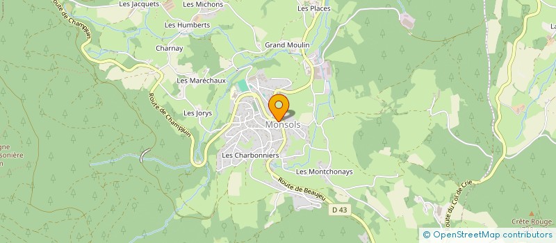 localisation de l'entreprise MONSIEUR CLAUDIUS DESROCHES à DEUX-GROSNES