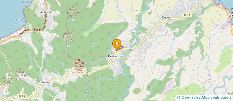 localisation de l'entreprise MONSIEUR CLAUDIUS FOMOA  SAINTE-ROSE