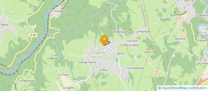 localisation de l'entreprise MONSIEUR CLAUDIUS GRANGER à LA CHAPELLE D AUREC