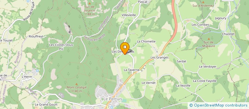 localisation de l'entreprise MONSIEUR CLAUDIUS MAURIN à LE PERTUIS
