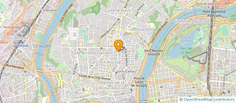 localisation de l'entreprise MONSIEUR CLAUDIUS REVOL  LYON