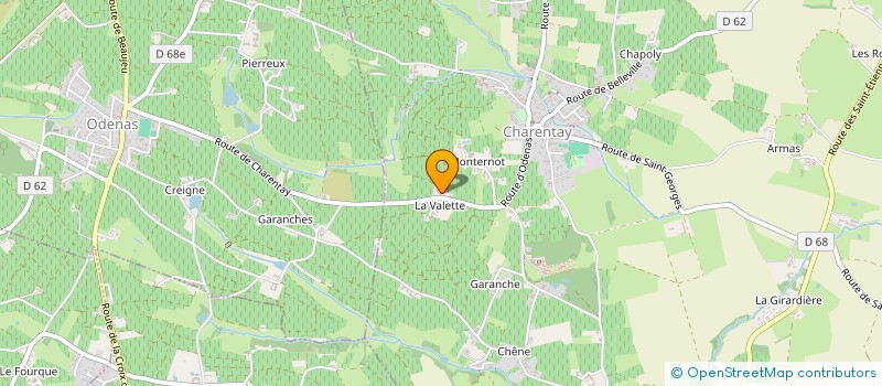 localisation de l'entreprise MONSIEUR CLAUDIUS ROCHER  CHARENTAY