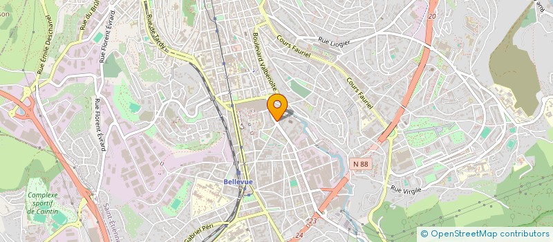 localisation de l'entreprise MONSIEUR CLAUDIUS ROUY à SAINT-ETIENNE