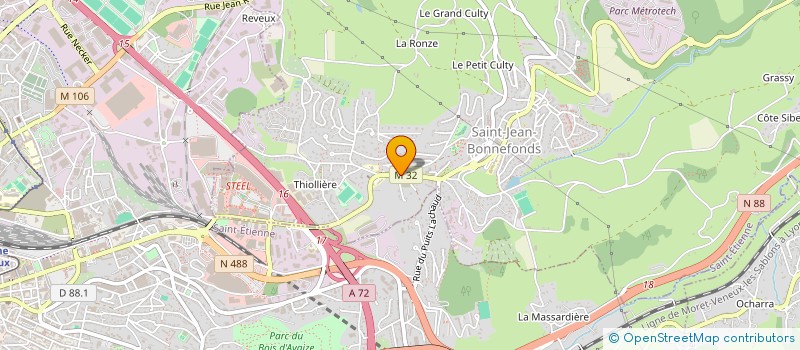 localisation de l'entreprise MONSIEUR CLAUDIUS SEON  SAINT-JEAN-BONNEFONDS