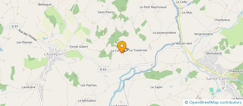 localisation de l'entreprise MONSIEUR CLAUDIUS VERNAY à LARAJASSE