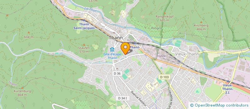 localisation de l'entreprise MONSIEUR CLAUDRIC VAN ASSCHE  THANN