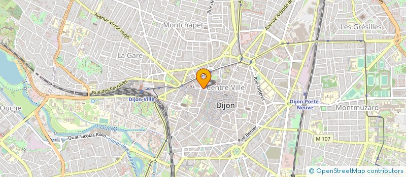 localisation de l'entreprise MONSIEUR CLAUDY CHATEAU  DIJON