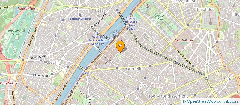 localisation de l'entreprise MONSIEUR CLAUDY CORVO  PARIS