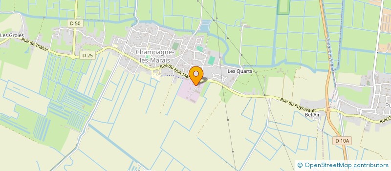 localisation de l'entreprise MONSIEUR CLAUDY COULON  LA TAILLEE