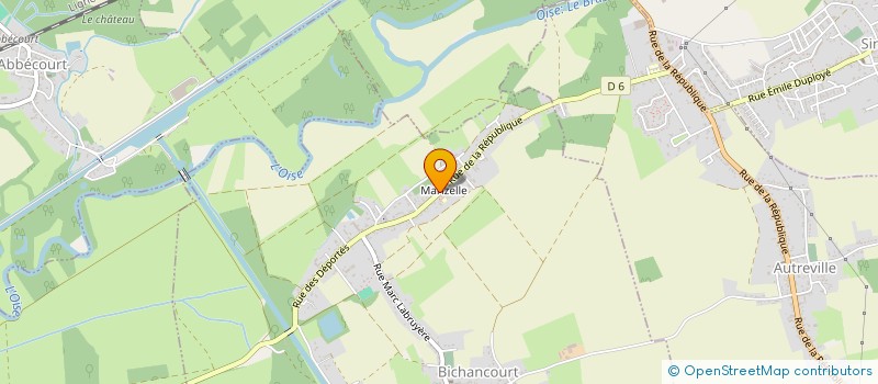 localisation de l'entreprise MONSIEUR CLAUDY DRODE  AUTREVILLE