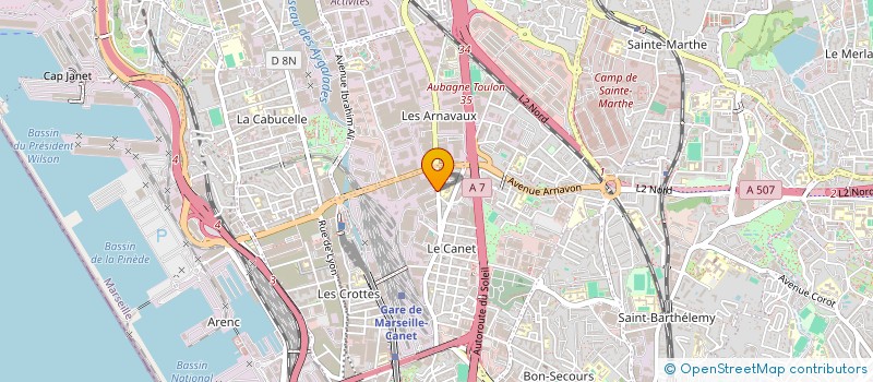 localisation de l'entreprise MONSIEUR CLAUDY EMMENDOERFFER à MARSEILLE
