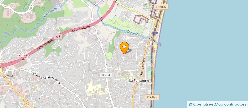 localisation de l'entreprise MONSIEUR CLAUDY FARAMIA à ANTIBES
