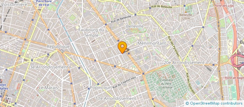 localisation de l'entreprise MONSIEUR CLAUDY LEBRETON à PARIS