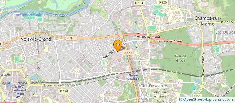 localisation de l'entreprise MONSIEUR CLAUDY MOSANGE KALONJI  NOISY LE GRAND