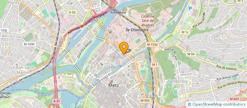 localisation de l'entreprise MONSIEUR CLAUDY MOSSON  METZ