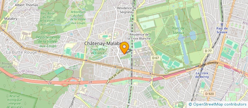 localisation de l'entreprise MONSIEUR CLAUDY ROMELUS à CHATENAY-MALABRY