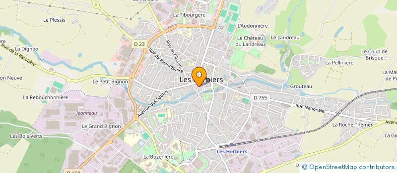 localisation de l'entreprise MONSIEUR CLAUS ENGLISCH à LES HERBIERS