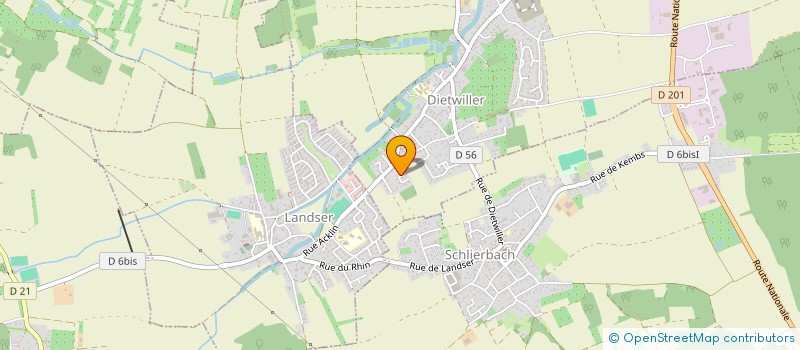 localisation de l'entreprise MONSIEUR CLAUS RIETH  DIETWILLER